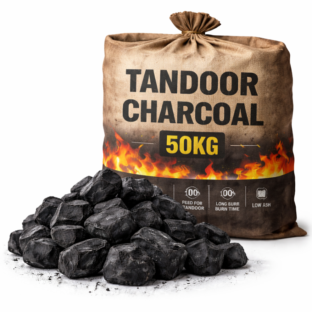 50kg Tandoor Charcoal for Hotels and Restaurants Bangalore